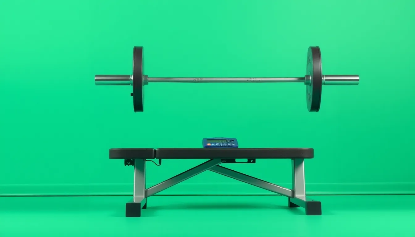 Illustration of bench press calculator
